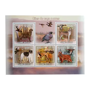 تمبر یادگاری مدل حیوانات کد F-982 مجموعه 5 عددی 