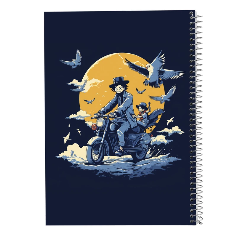 دفتر شطرنجی 50 برگ مدوپد مدل وان پیس One Piece کد DF11512