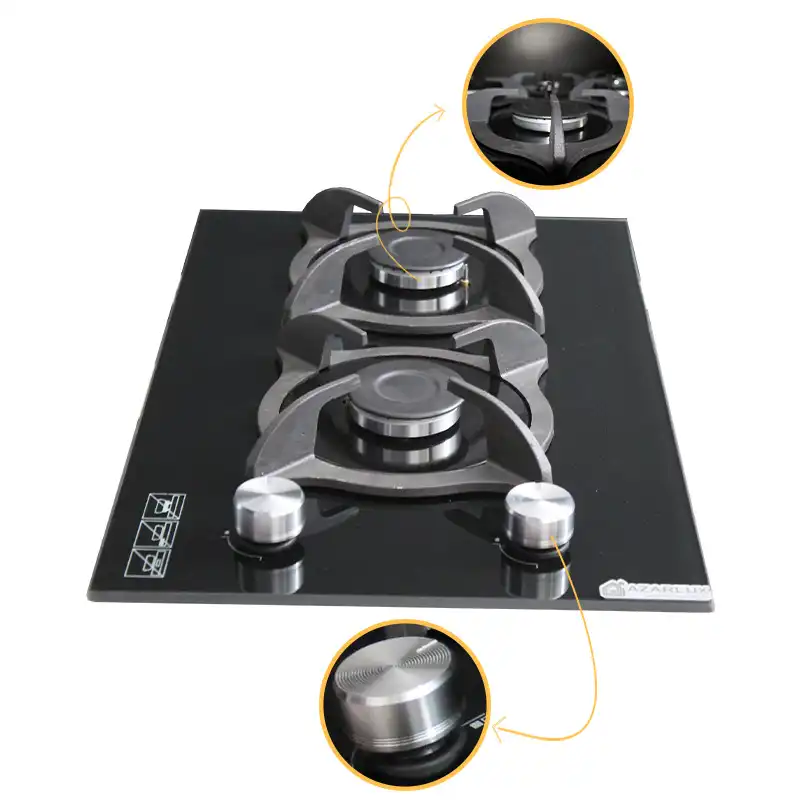 اجاق گاز صفحه ای آذرلوکس مدل G02NL - 4B