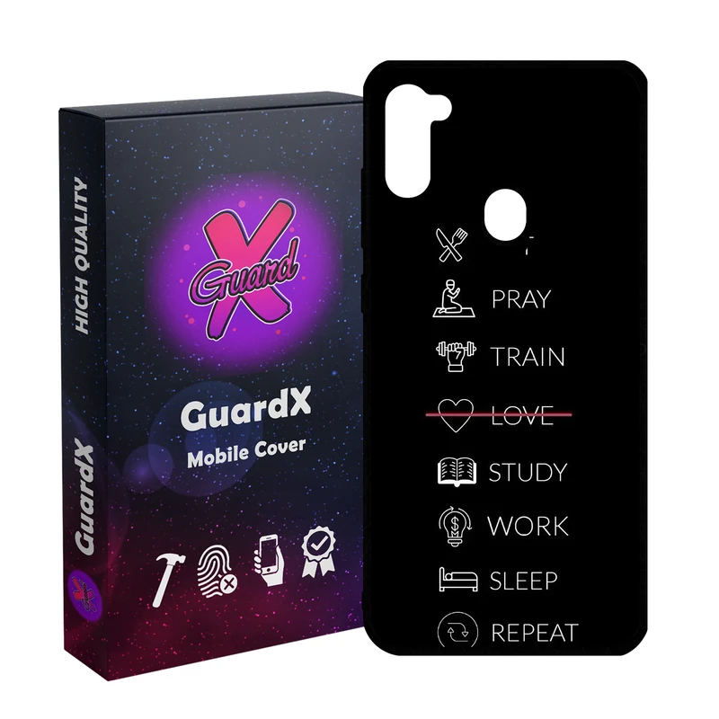 کاور گارد ایکس طرح To Do List مدل Glass10801 مناسب برای گوشی موبایل سامسونگ Galaxy A11/M11