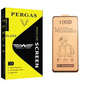 Waily Nice Pergas Glass Ceramics Screen Protector For Xiaomi شیائومی Redmi Note 9