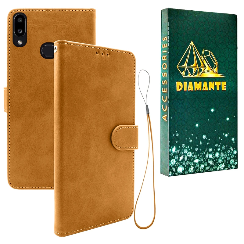 کیف کلاسوری دیامانته مدل Mokety Gn مناسب برای گوشی موبایل سامسونگ Galaxy A10s به همراه بندآویز