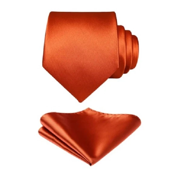 ست کراوات و دستمال جیب مردانه مدل TVF کد 19