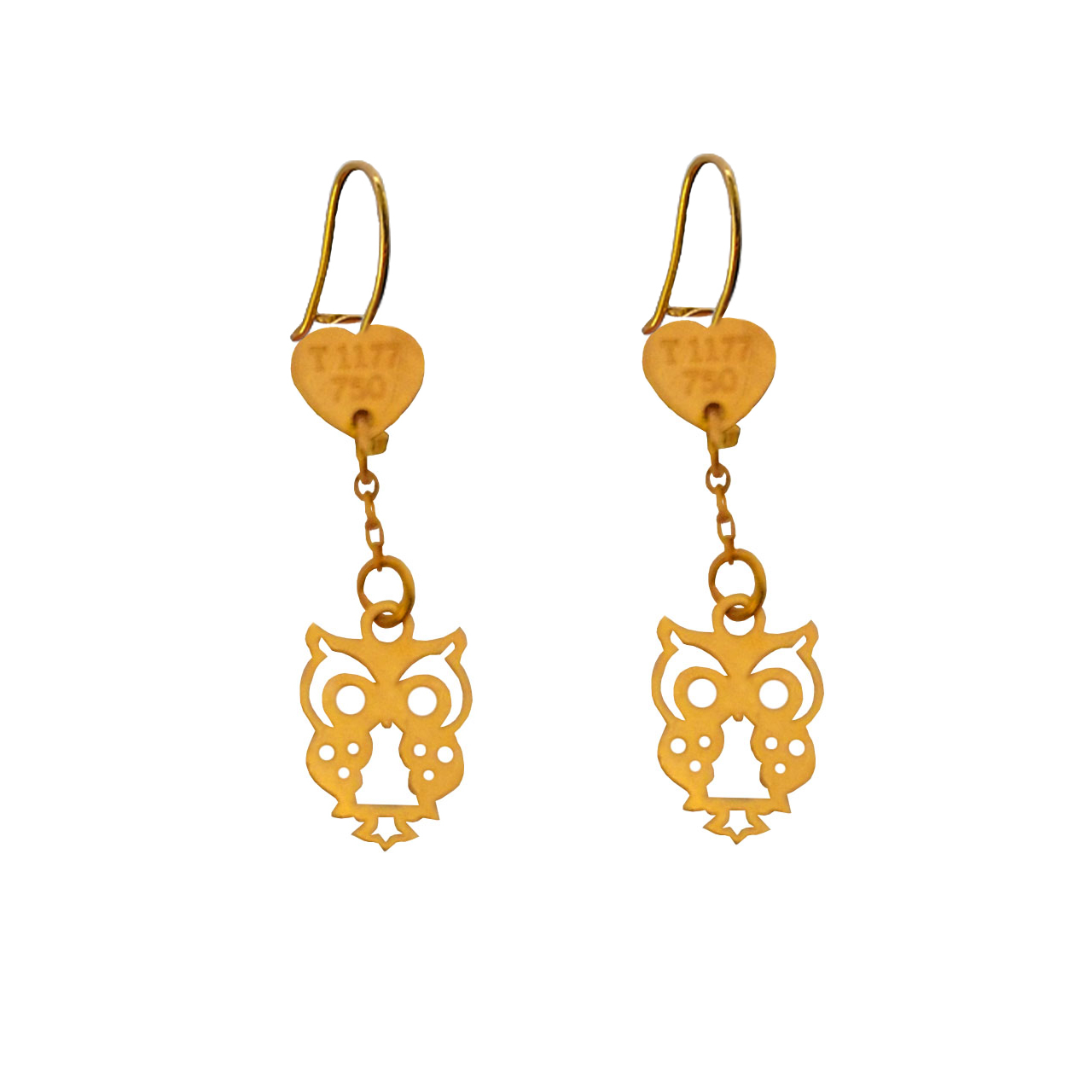 گوشواره طلا18 عیار مدل GO4001