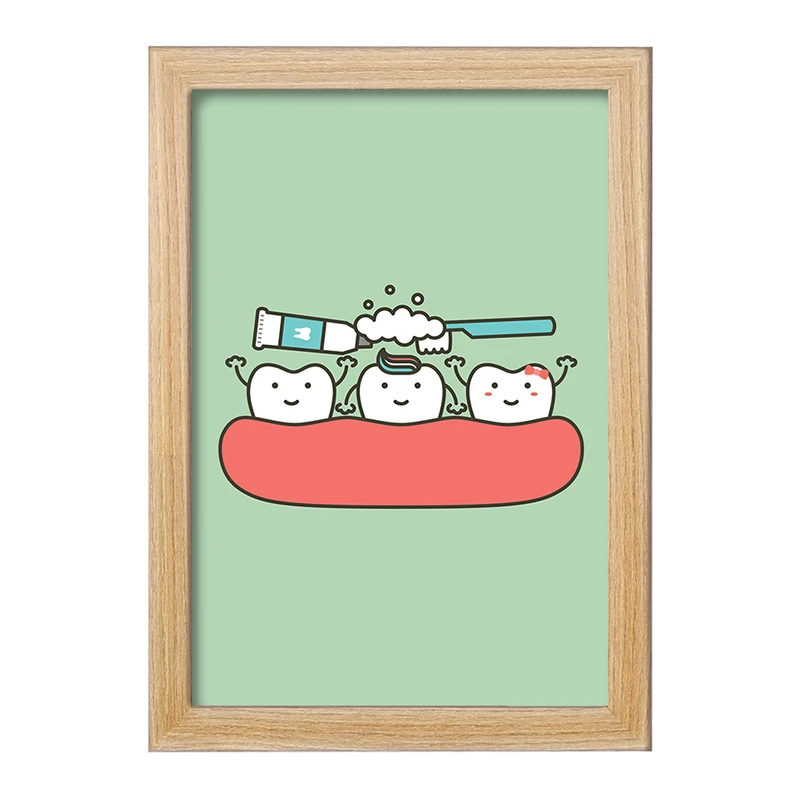 تابلو خندالو مدل دندان و دندانپزشکی کودکانه کد 27752