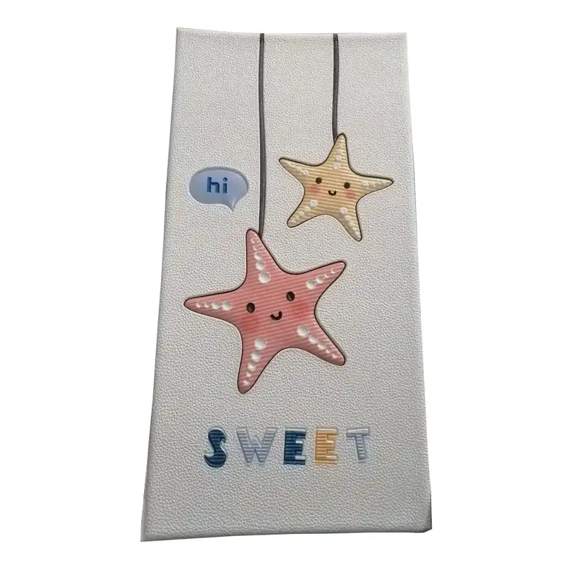 دیوارپوش مدل کودکانه طرح ستاره دریایی بسته 4 عددی