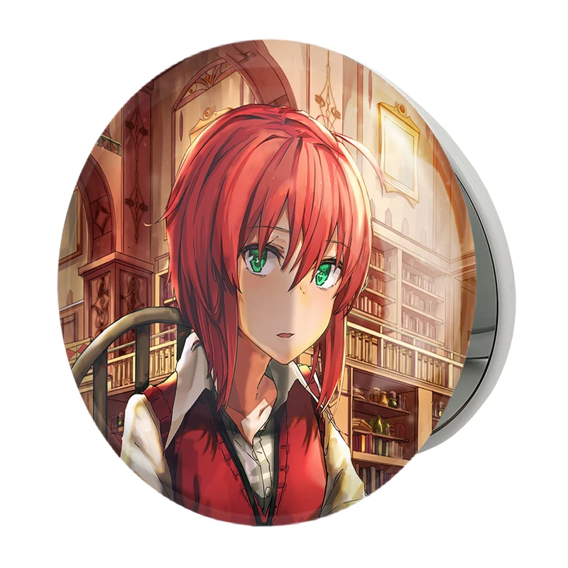 آینه جیبی خندالو طرح چیسه هاتوری انیمه عروس جادوگر باستانی The Ancient Magus Bride مدل تاشو کد 27726 