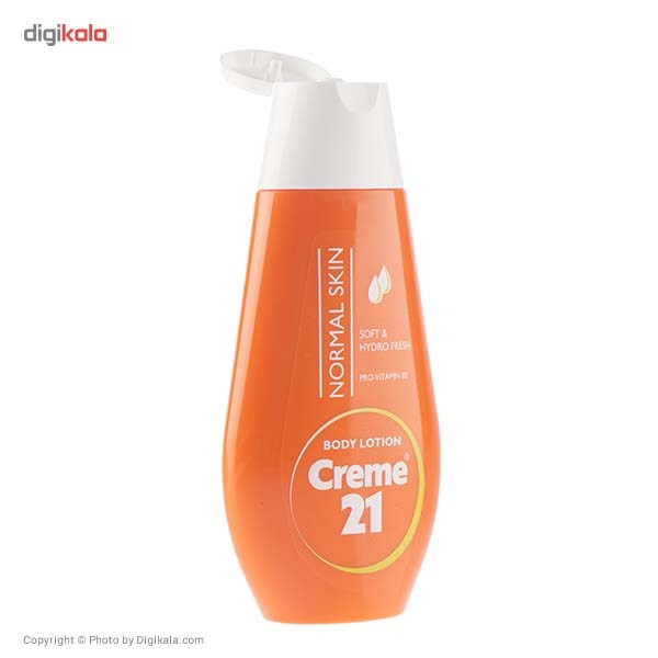 لوسیون بدن کرم 21 مناسب پوست نرمال حجم 250 میلی لیتر