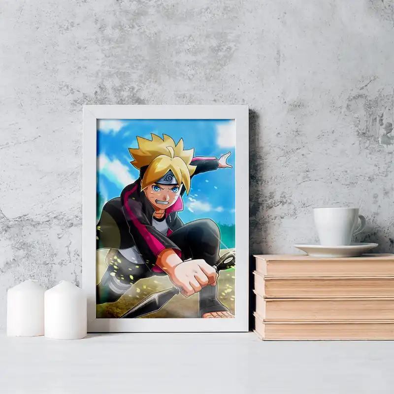 تابلو خندالو مدل بوروتو اوزوماکی انیمه بوروتو کد 15732