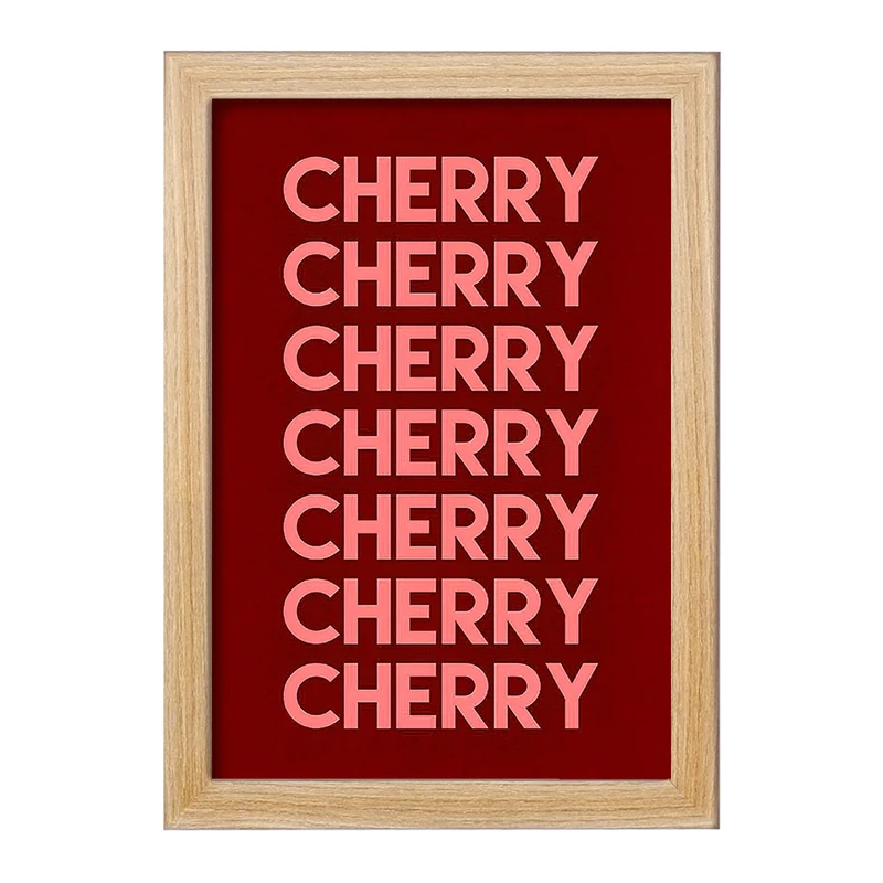 تابلو خندالو مدل Cherry کد F3712