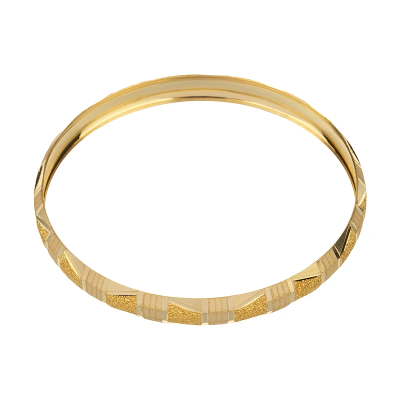 النگو طلا 18 عیار دخترانه گالری یار طلا کد AL53-G-1