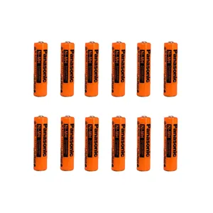باتری نیم قلمی قابل شارژ پاناسونیک مدل BK-4LDAW/2BT بسته 12 عددی