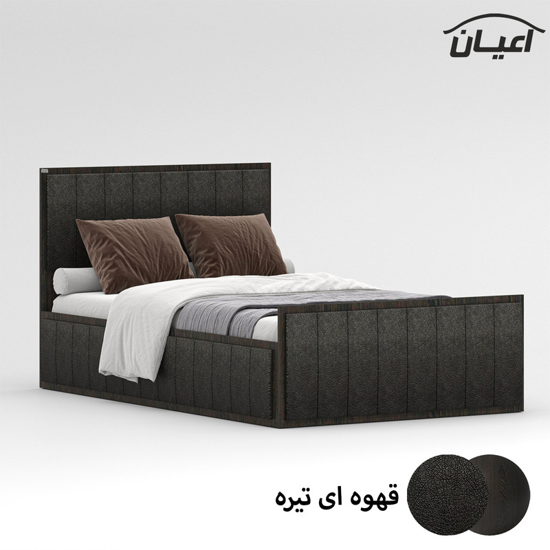 تخت خواب یک نفره اعیان مدل FH851 سایز 120x200 سانتی متر