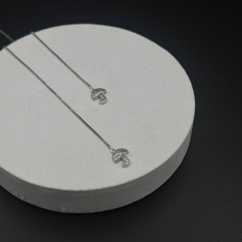 گوشواره نقره زنانه مدل چتر گوشواره نقره زنانه مدل چتر