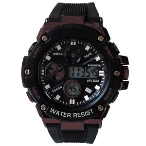 ساعت مچی دیجیتال مردانه امپاور مدل اسپرت ورزشی چراغدار ضدآب قاب کد 6567SPORT