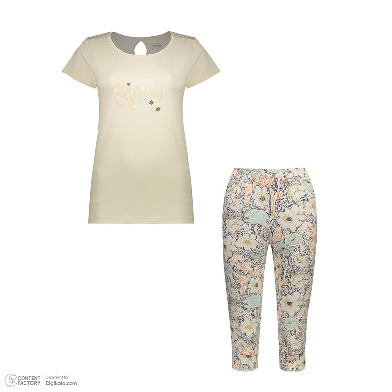 ست تی شرت و شلوارک زنانه ناربن مدل 202