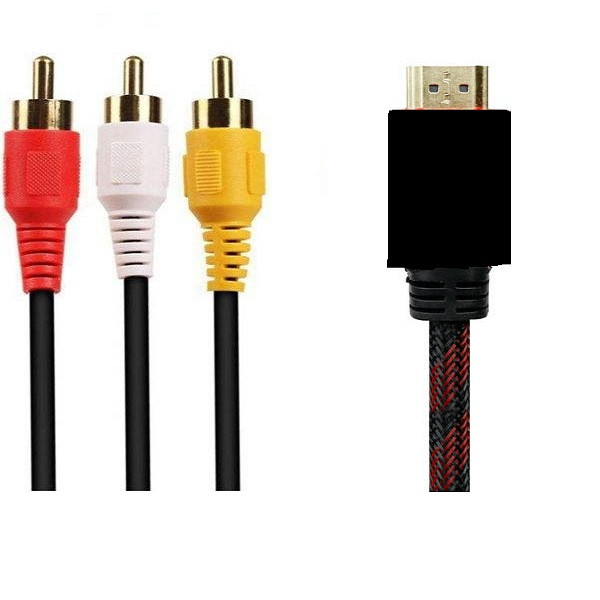 کابل تبدیل HDMI به سه فیش av مدل 5855 طول 1.5متر