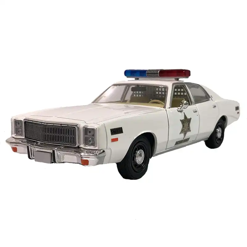 ماکت ماشین گرین‌لایت مدل پلیس کلاسیک طرح PLYMOUTH FURY Police