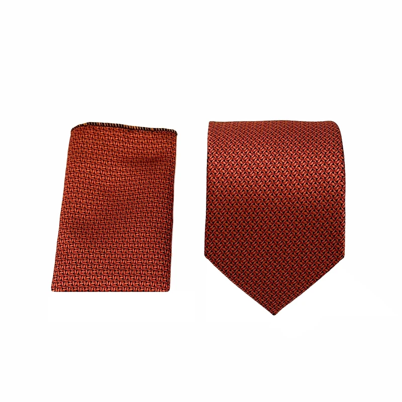 ست کراوات و دستمال جیب مردانه آریوان مدل KT2991