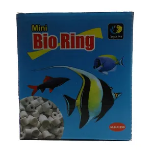 مدیای سرامیک فیلتر آکوا سی مدل Mini Bio Ring مقدار 250 گرم