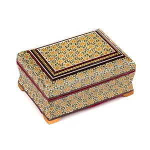 جعبه جواهر خاتم کاری مدل SH_007