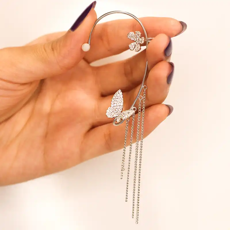 گوشواره زنانه پایتخت مدل PS1072 ایرکراس