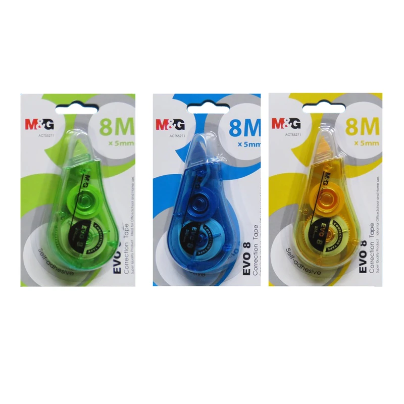 غلط گیر نواری ام اند جی مدل EVO 8 طول 8 متر بسته 3 عددی