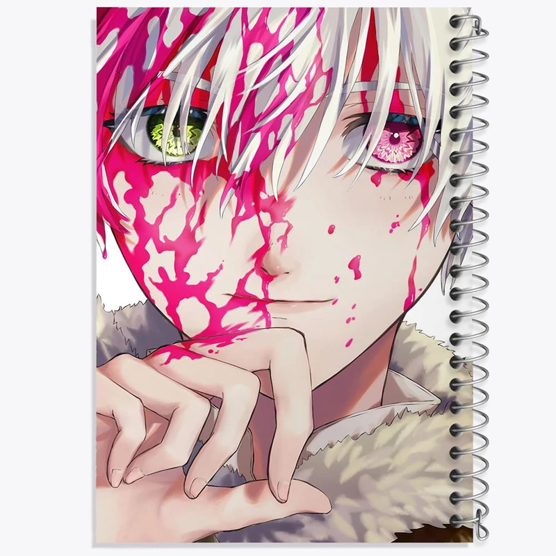 دفتر مشق 50 برگ خندالو مدل فوشی انیمه به تو ای ابدی کد 15708