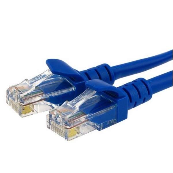 کابل شبکه CAT5 کی اف کی مدل 568B طول 1.5 متر کابل شبکه CAT5 کی اف کی مدل 568B طول 1.5 متر