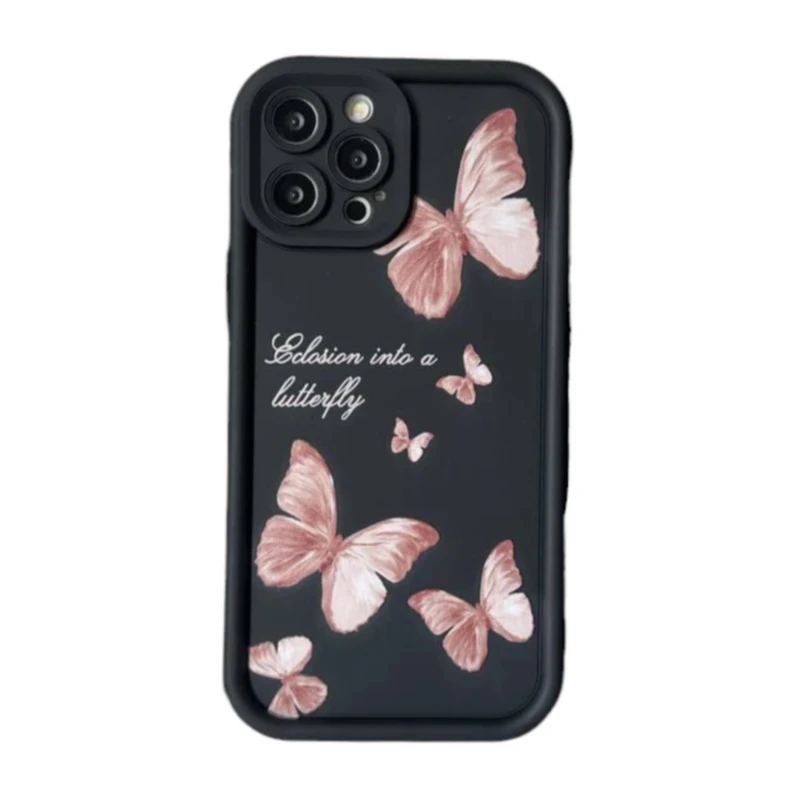 کاور مدل سولید پروانه رویایی مناسب برای گوشی موبایل اپل iPhone 15 Pro