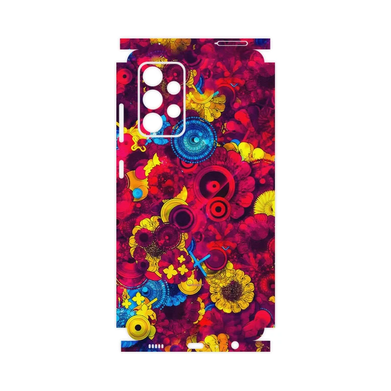 برچسب پوششی ماهوت مدل Vector Flower Garden Digital Art-FullSkin مناسب برای گوشی موبایل سامسونگ Galaxy A52 4G