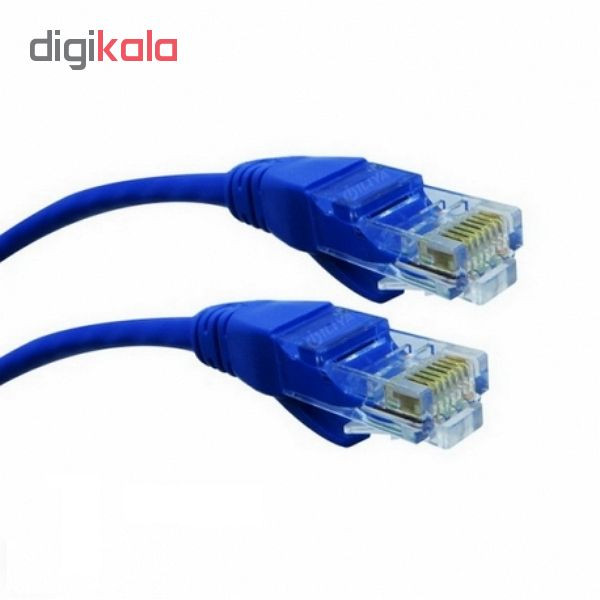 کابل شبکه CAT5 کی اف کی مدل 568B طول 1.5 متر