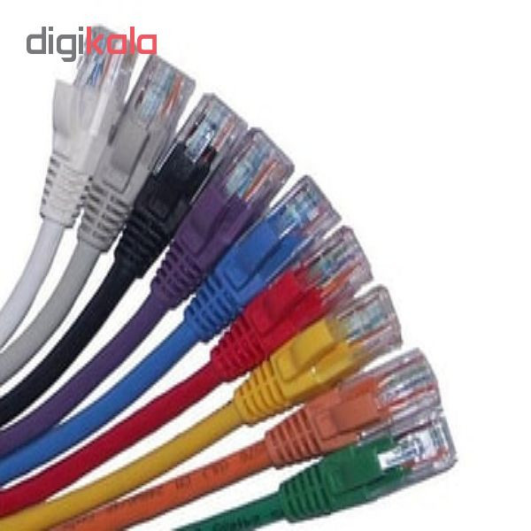 کابل شبکه CAT5 کی اف کی مدل 568B طول 1.5 متر