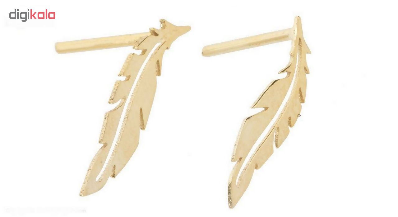 گوشواره طلای 18 عیار آمانژ مدل D418