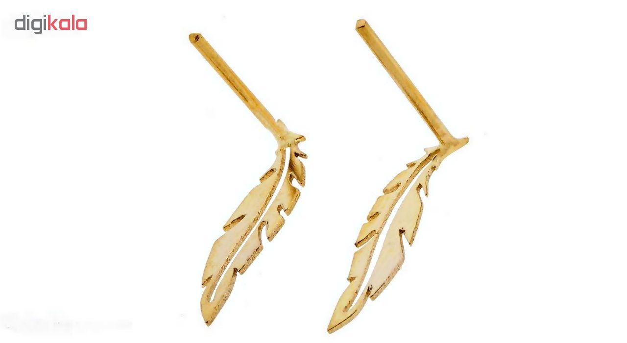 گوشواره طلای 18 عیار آمانژ مدل D418