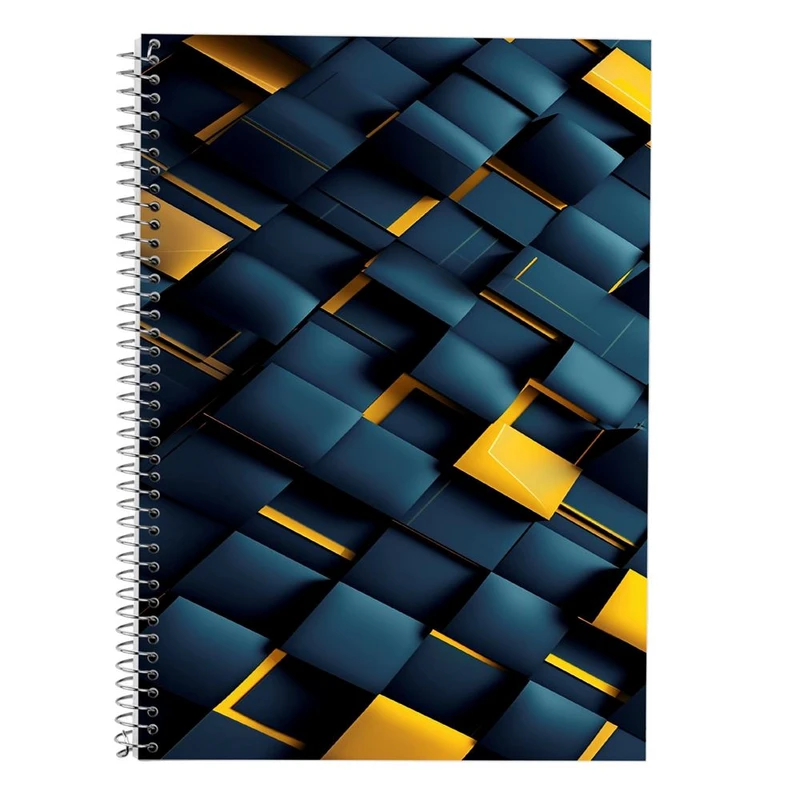 دفتر لغت 50 برگ مدوپد طرح انتزاعی کد DF17511