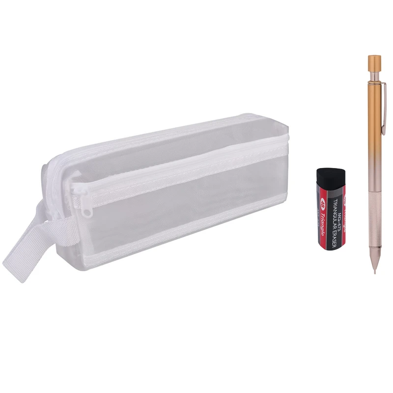 جامدادی مدل bluma_180 به همراه مداد نوکی و پاک کن