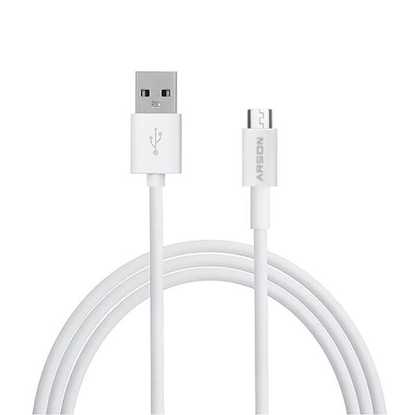 کابل تبدیل USB به microUSB آرسون مدل AN-L02 طول 1متر کابل تبدیل USB به microUSB آرسون مدل AN-L02 طول 1متر