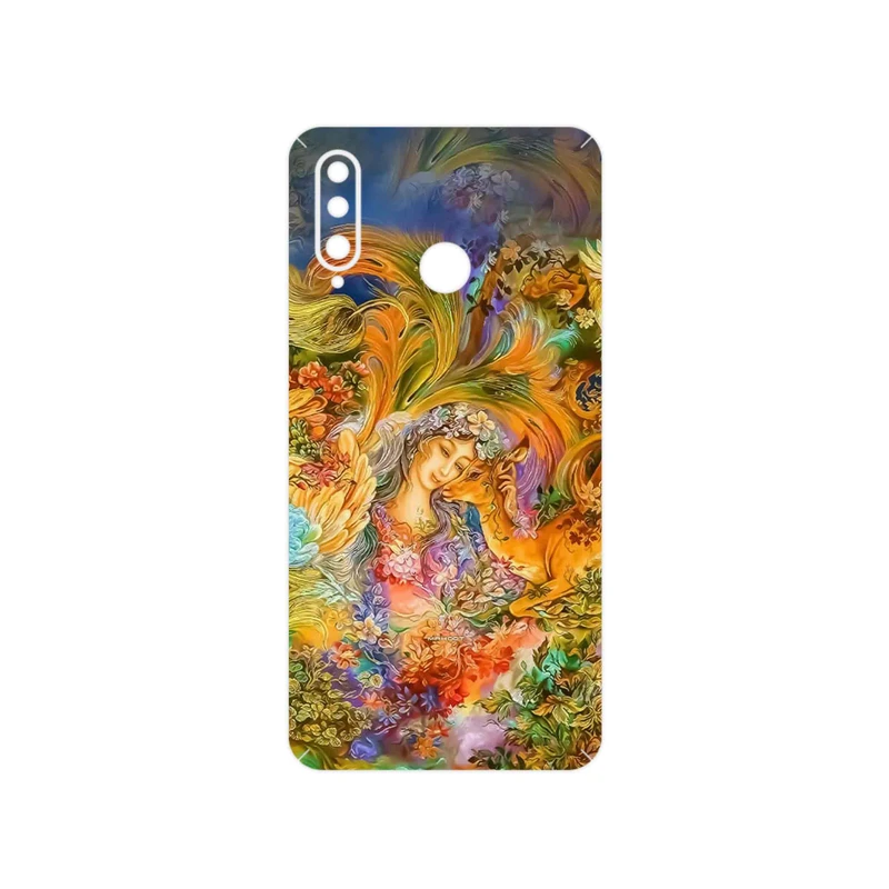 برچسب پوششی ماهوت مدل Persian miniature 3 مناسب برای گوشی موبایل هوآوی P30 Lite (24 MP Camera)