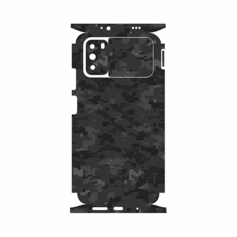 برچسب پوششی ماهوت مدل Night-Army-Pixel-FullSkin مناسب برای گوشی موبایل شیائومی Poco M3