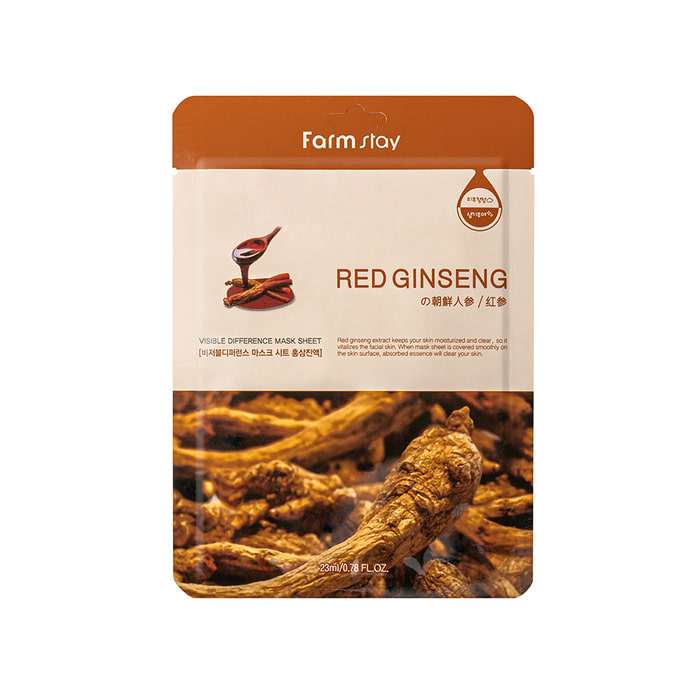 ماسک صورت فارم استی مدل ginseng حجم 23 میلی لیتر ماسک صورت فارم استی مدل ginseng حجم 23 میلی لیتر