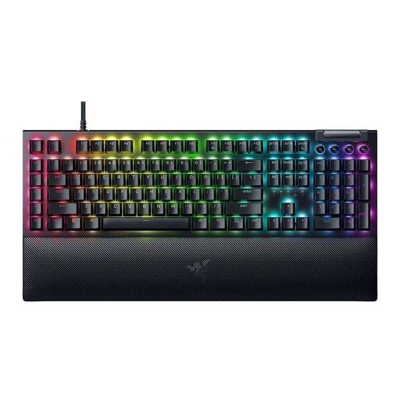 کیبورد مخصوص بازی ریزر مدل Blackwidow V4 Green Switch کیبورد مخصوص بازی ریزر مدل Blackwidow V4 Green Switch