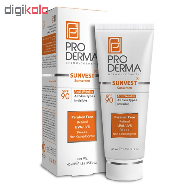 کرم ضد آفتاب و ضد چروک پرودرما مدل SPF90 حجم 40 میلی لیتر کرم ضد آفتاب و ضد چروک پرودرما مدل SPF90 حجم 40 میلی لیتر