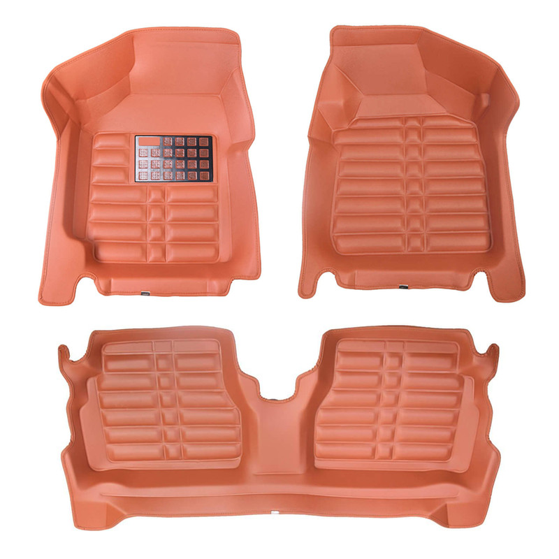 کفپوش پنج بعدی خودرو زرین فرش مدل A.M مناسب برای پراید 131 به همراه کفپوش صندوق خودرو