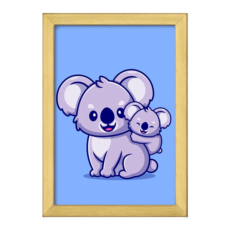 تابلو خندالو طرح حیوانات بامزه کوآلا کد 29632