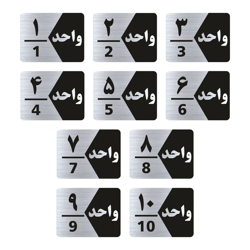 تابلو راهنما طرح واحد مدل GNS310 مجموعه 10 عددی