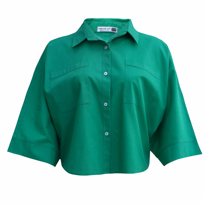 شومیز آستین کوتاه زنانه ورتکو مدل لنین