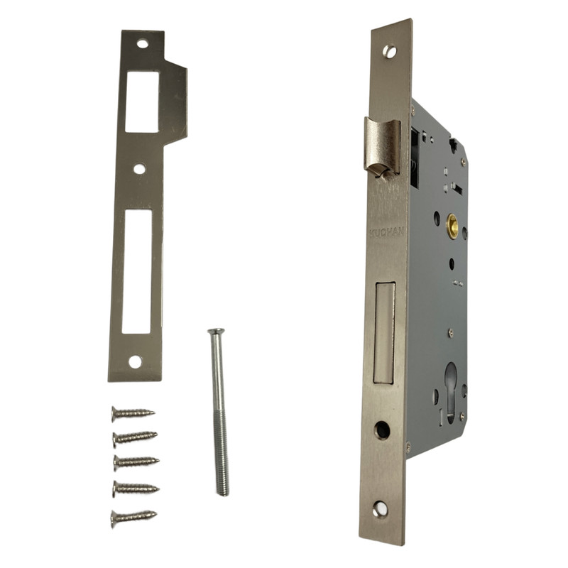 قفل در سوییچی کهن کد 9CM SS به همراه مقابل قفل