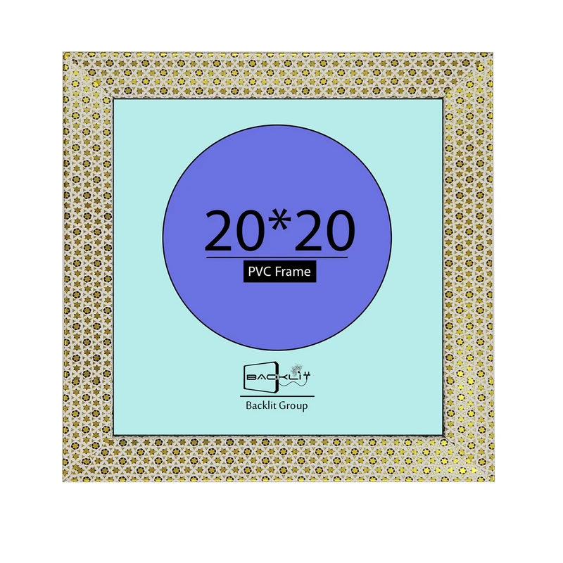 قاب عکس بکلیت طرح خاتم مدل تخت 313 دیواری سایز 20×20 سانتی متر