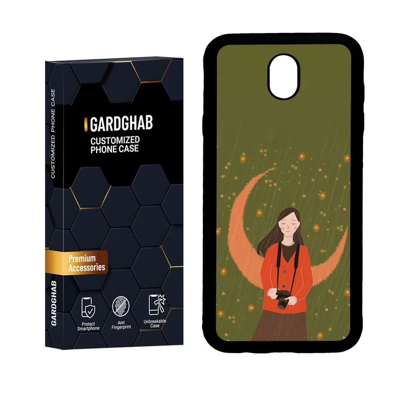 کاور گارد قاب مدل دور ژله ای دخترانه مناسب برای گوشی موبایل سامسونگ Galaxy J7 Pro